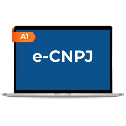 Certificado digital e-CNPJ A1