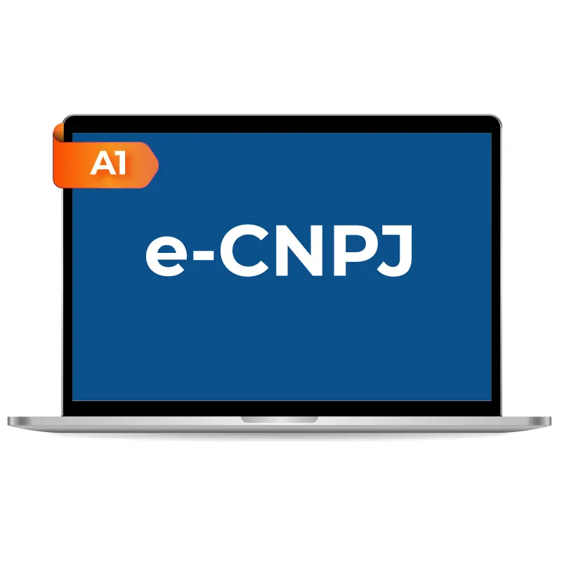Certificado digital e-CNPJ A1 Certificado digital e-CNPJ A1